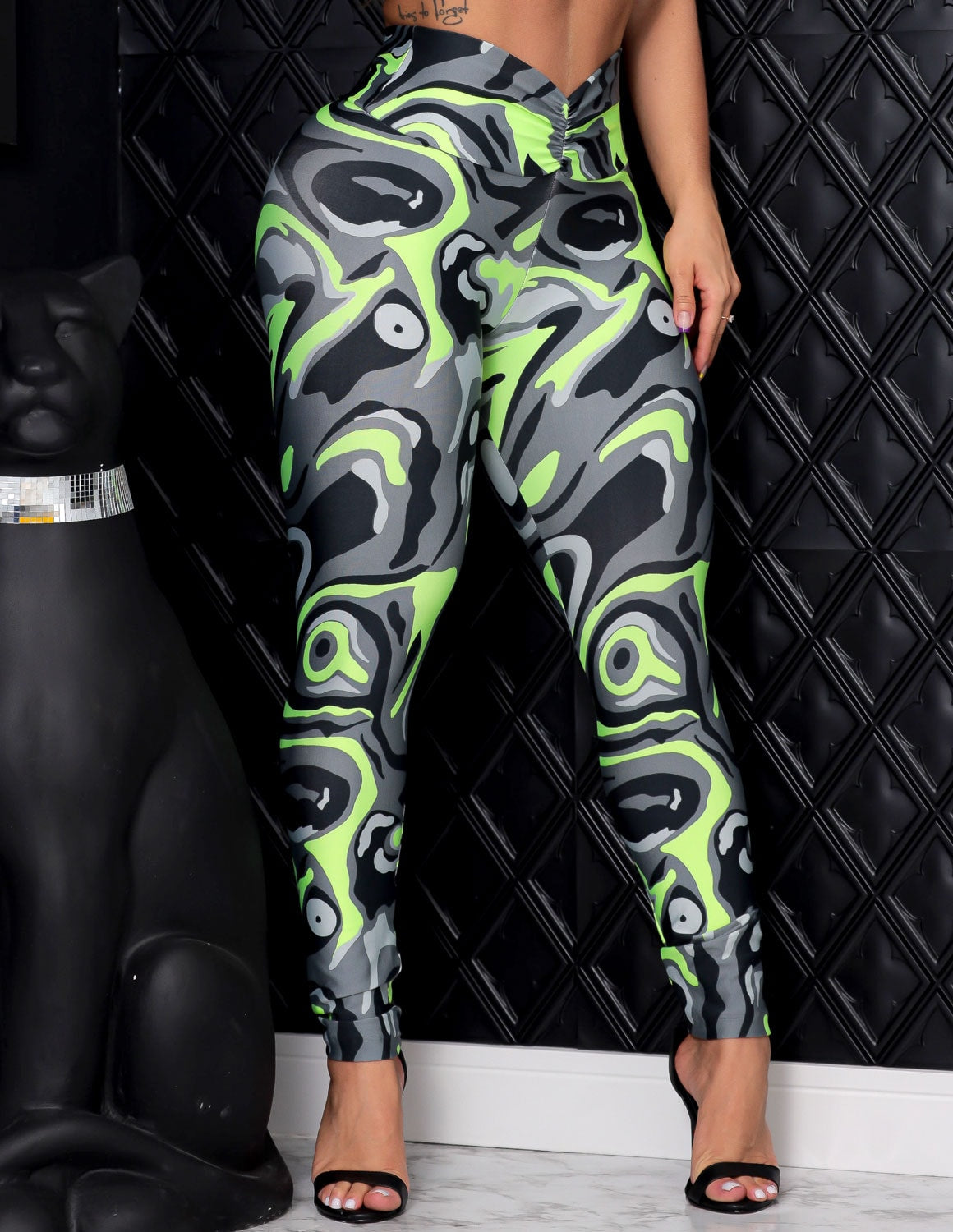 Calça Legging Empina Bumbum Estampada Feminina para Academia