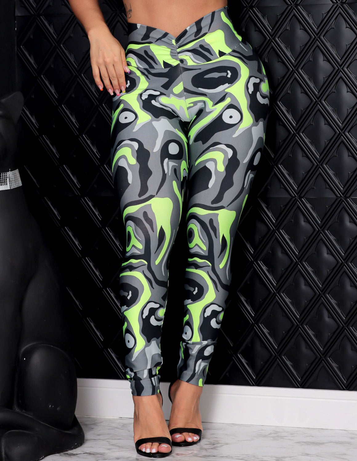 Calça Legging Empina Bumbum Estampada Feminina para Academia