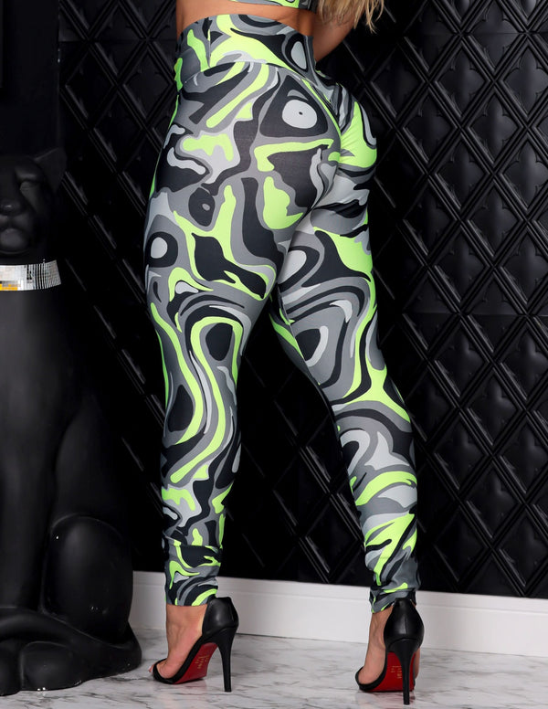Calça Legging Empina Bumbum Estampada Feminina para Academia