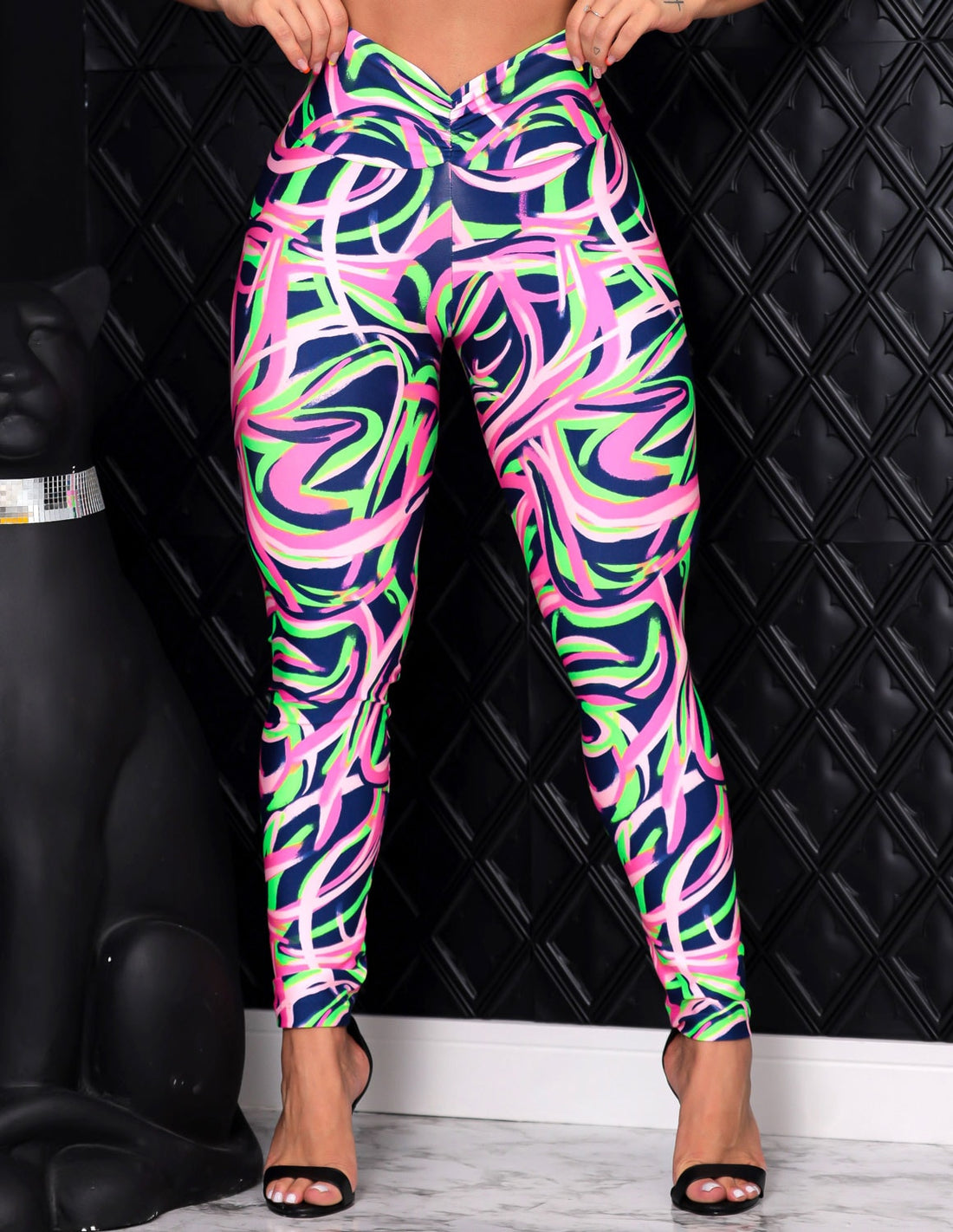 Calça Legging Levanta Bumbum Feminina para Academia com Estampa