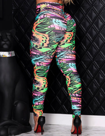 Calça Fitness Feminina Valoriza Bumbum com Estampa