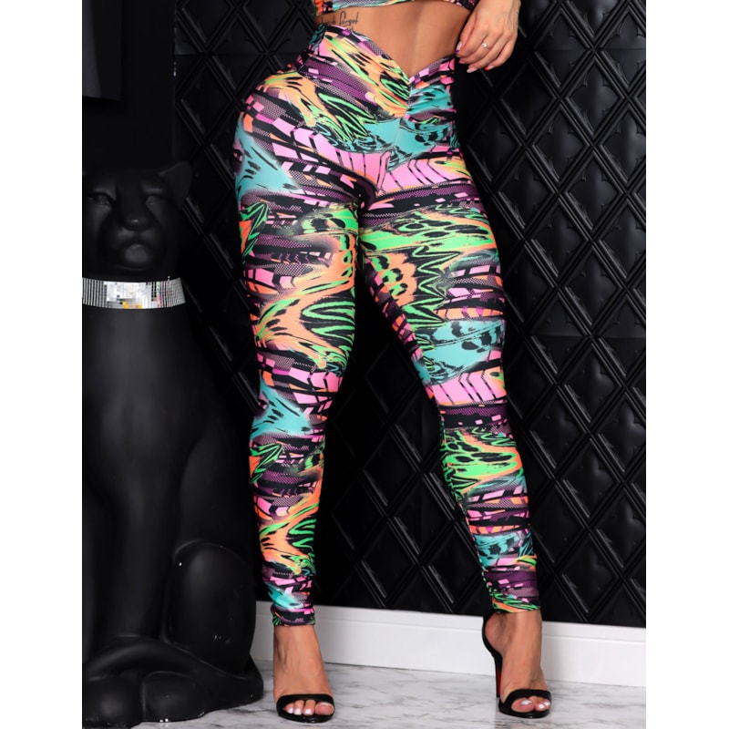 Calça Fitness Feminina Valoriza Bumbum com Estampa