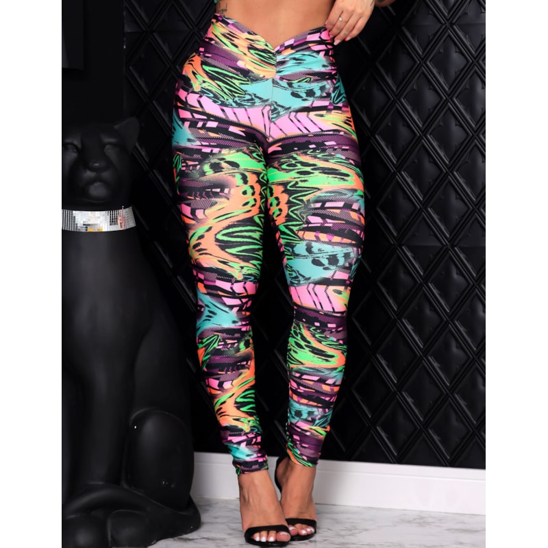 Calça Fitness Feminina Valoriza Bumbum com Estampa