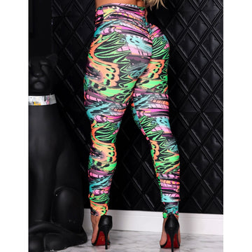 Calça Fitness Feminina Valoriza Bumbum com Estampa