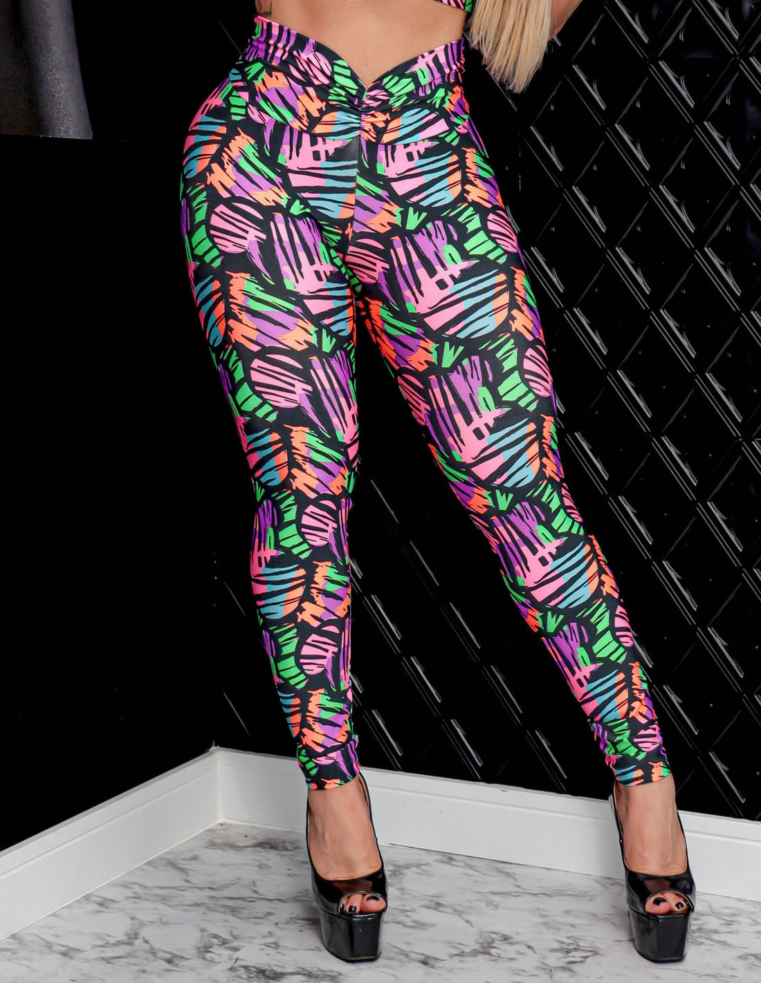 Calça Legging para Academia Feminina Empina Bumbum Estampada