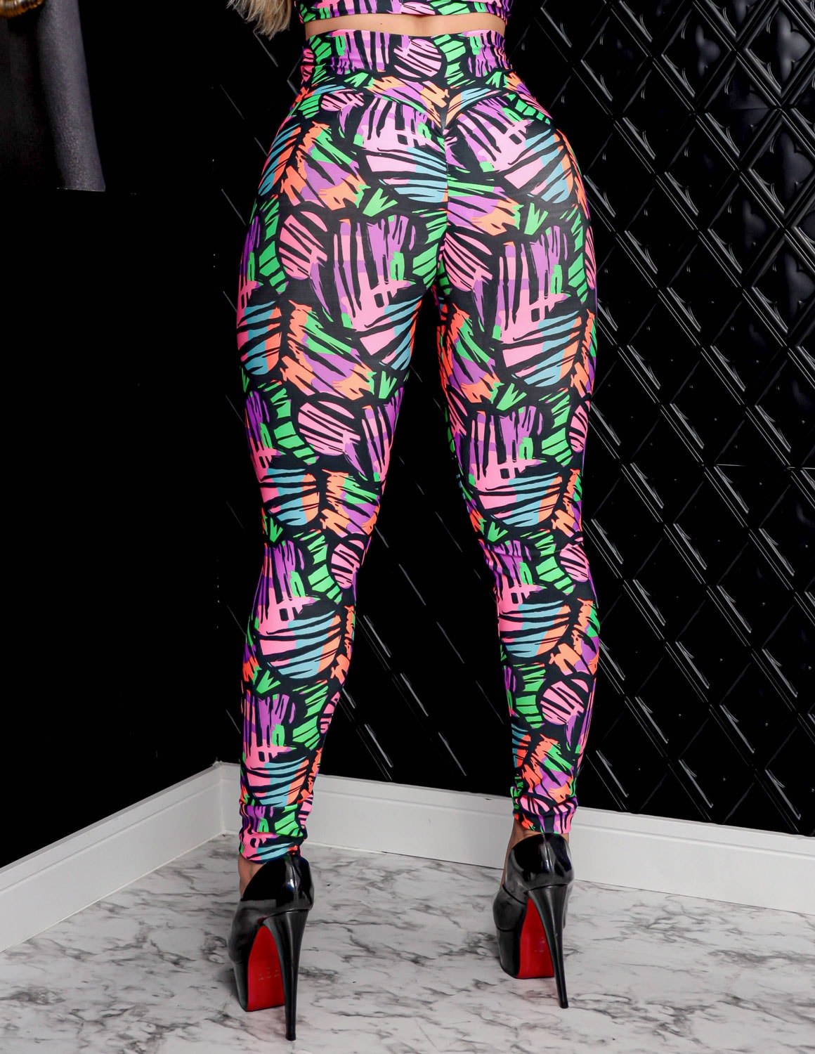 Calça Legging para Academia Feminina Empina Bumbum Estampada