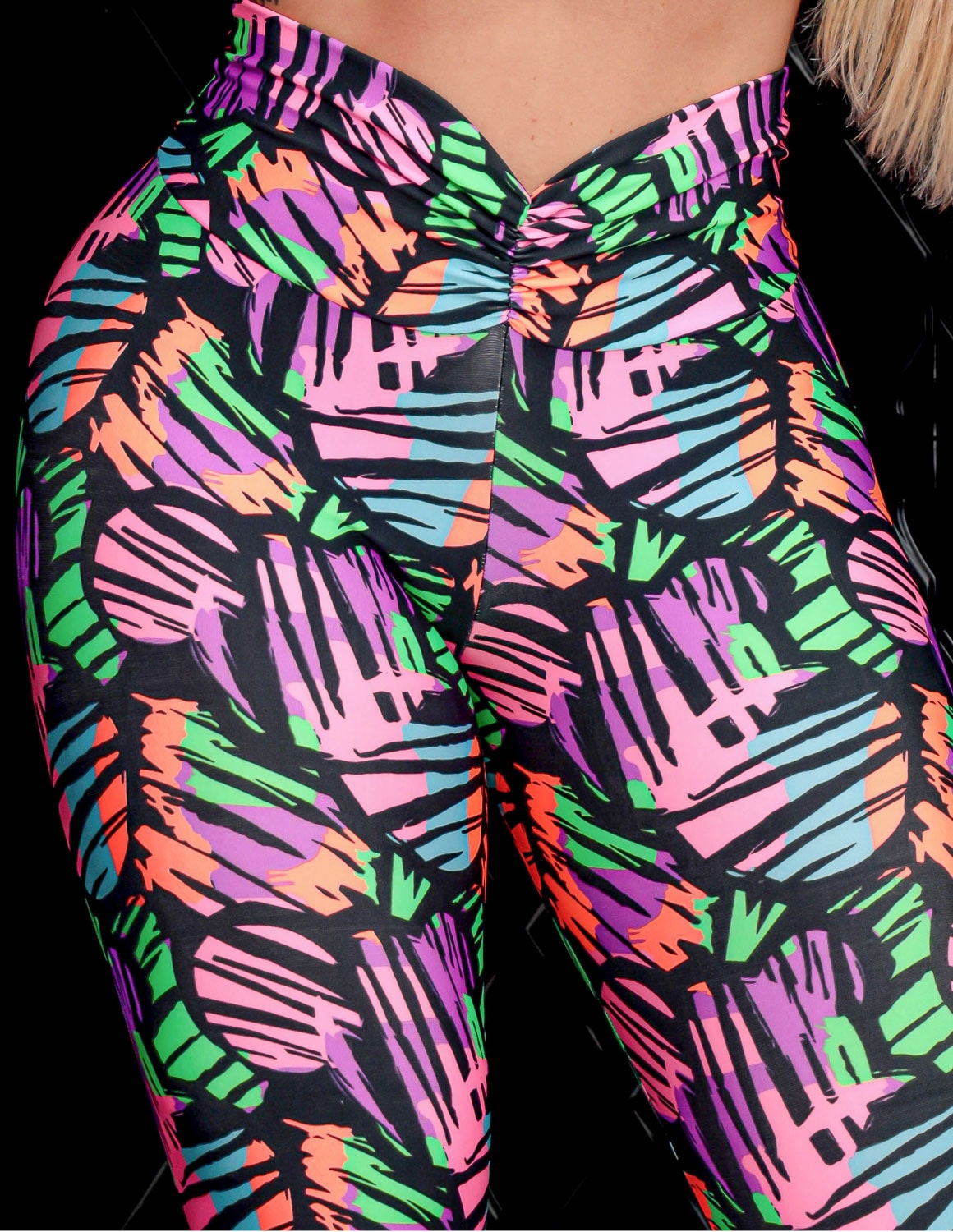 Calça Legging para Academia Feminina Empina Bumbum Estampada