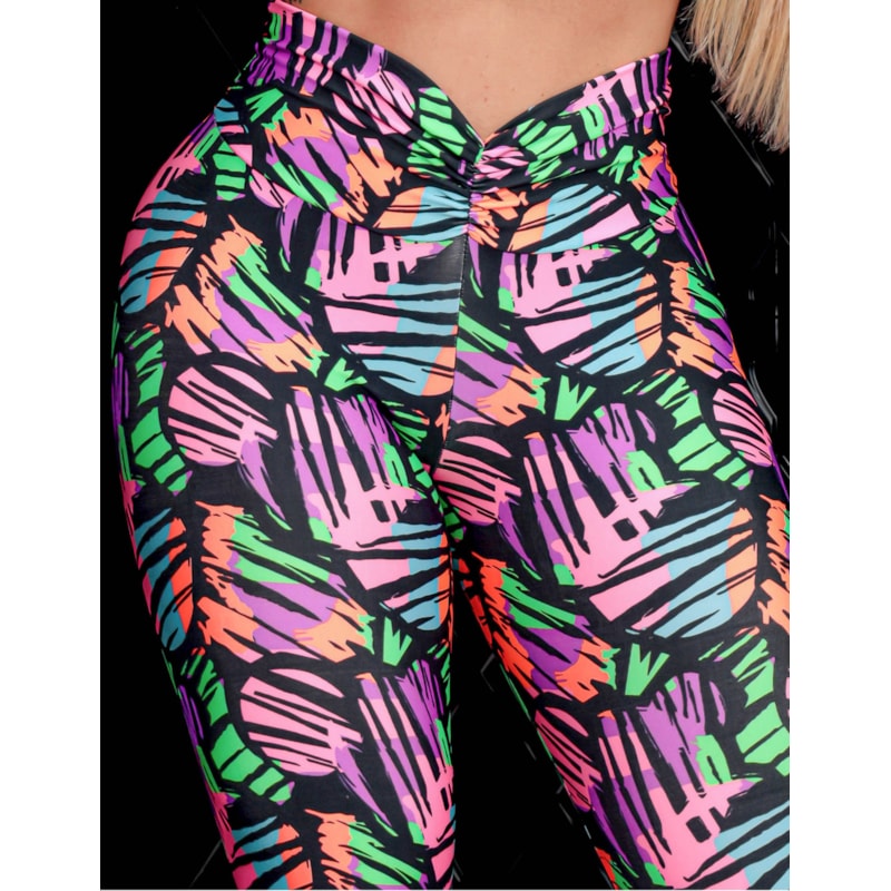 Calça Legging para Academia Feminina Empina Bumbum Estampada
