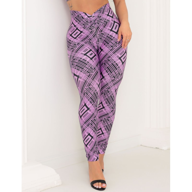 Calça Legging Esportiva Empina Bumbum Estampada Feminina