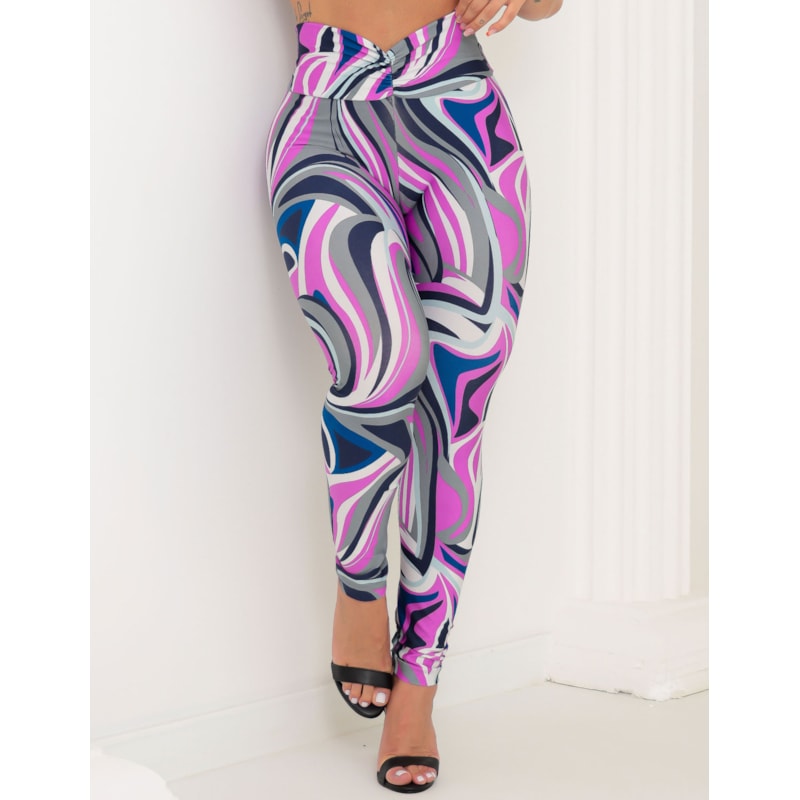 Calça Legging Feminina Levanta Bumbum Estampada para Academia
