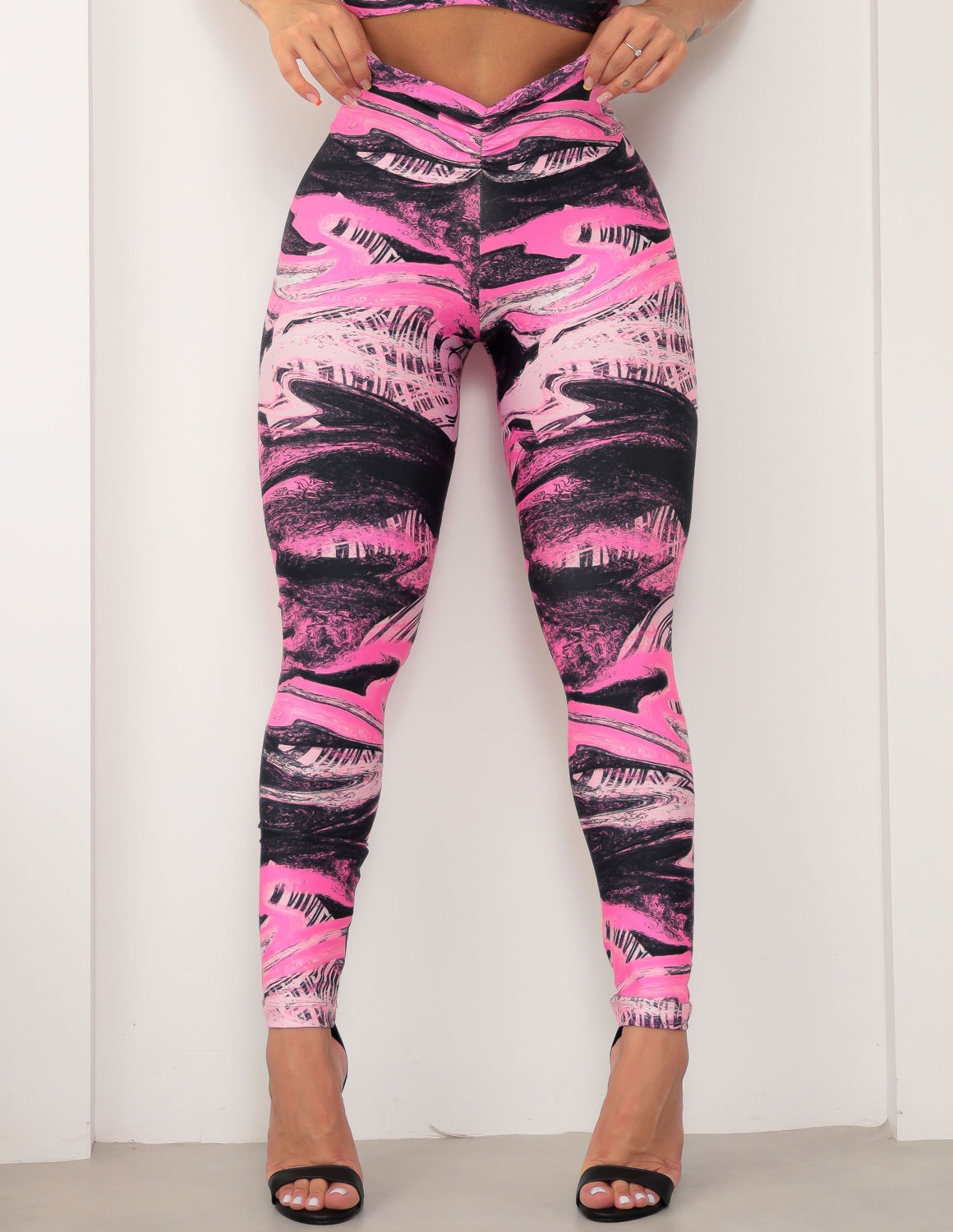 Legging Estampada Feminina Esportiva Empina Bumbum