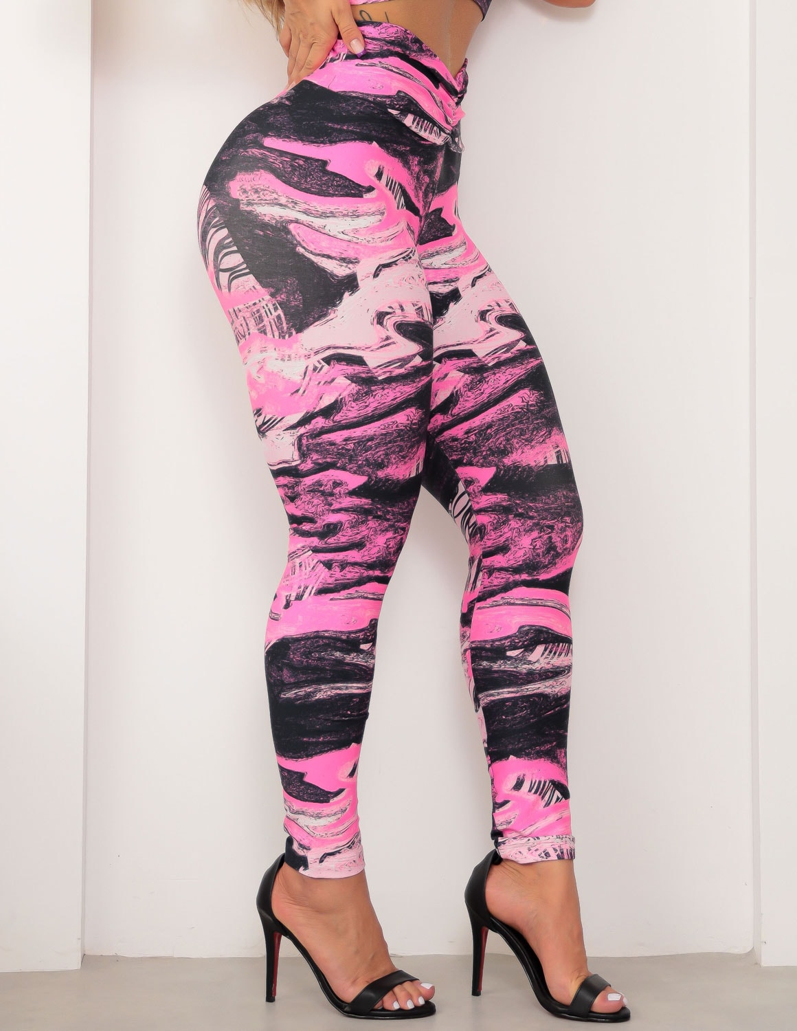 Legging Estampada Feminina Esportiva Empina Bumbum