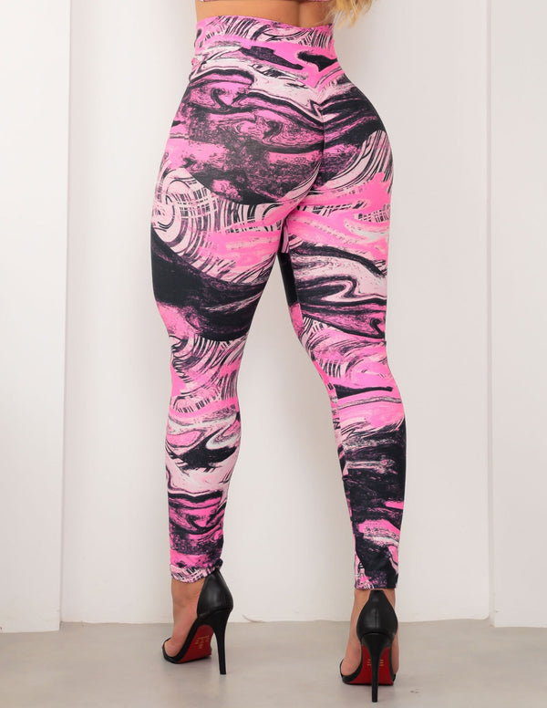 Legging Estampada Feminina Esportiva Empina Bumbum