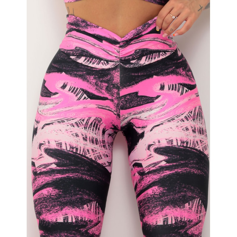 Legging Estampada Feminina Esportiva Empina Bumbum