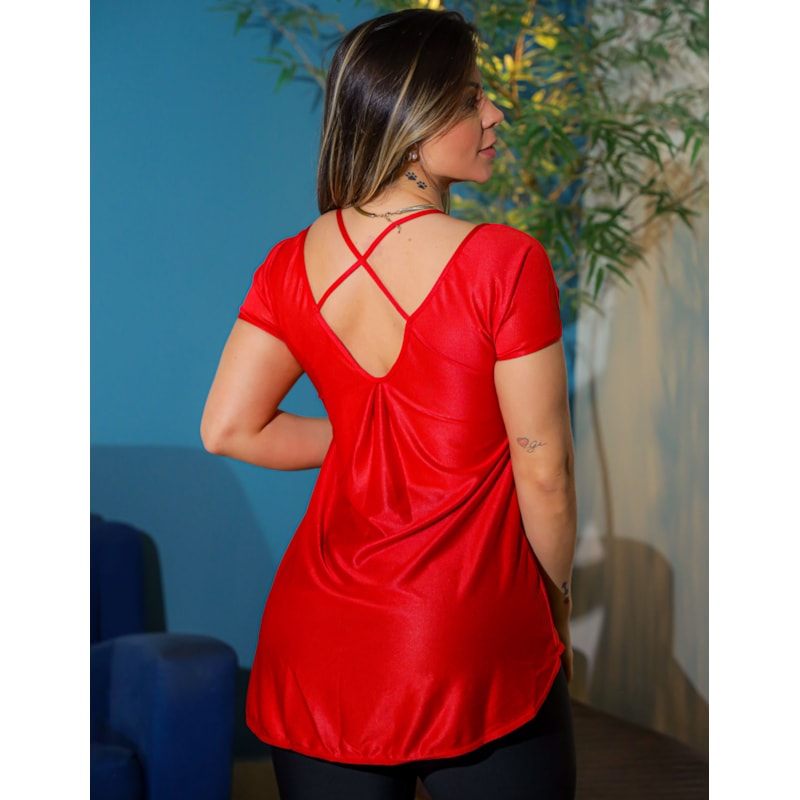 Kit 3 Blusas Femininas em Dry Fit com Manguinhas Seca Rápido