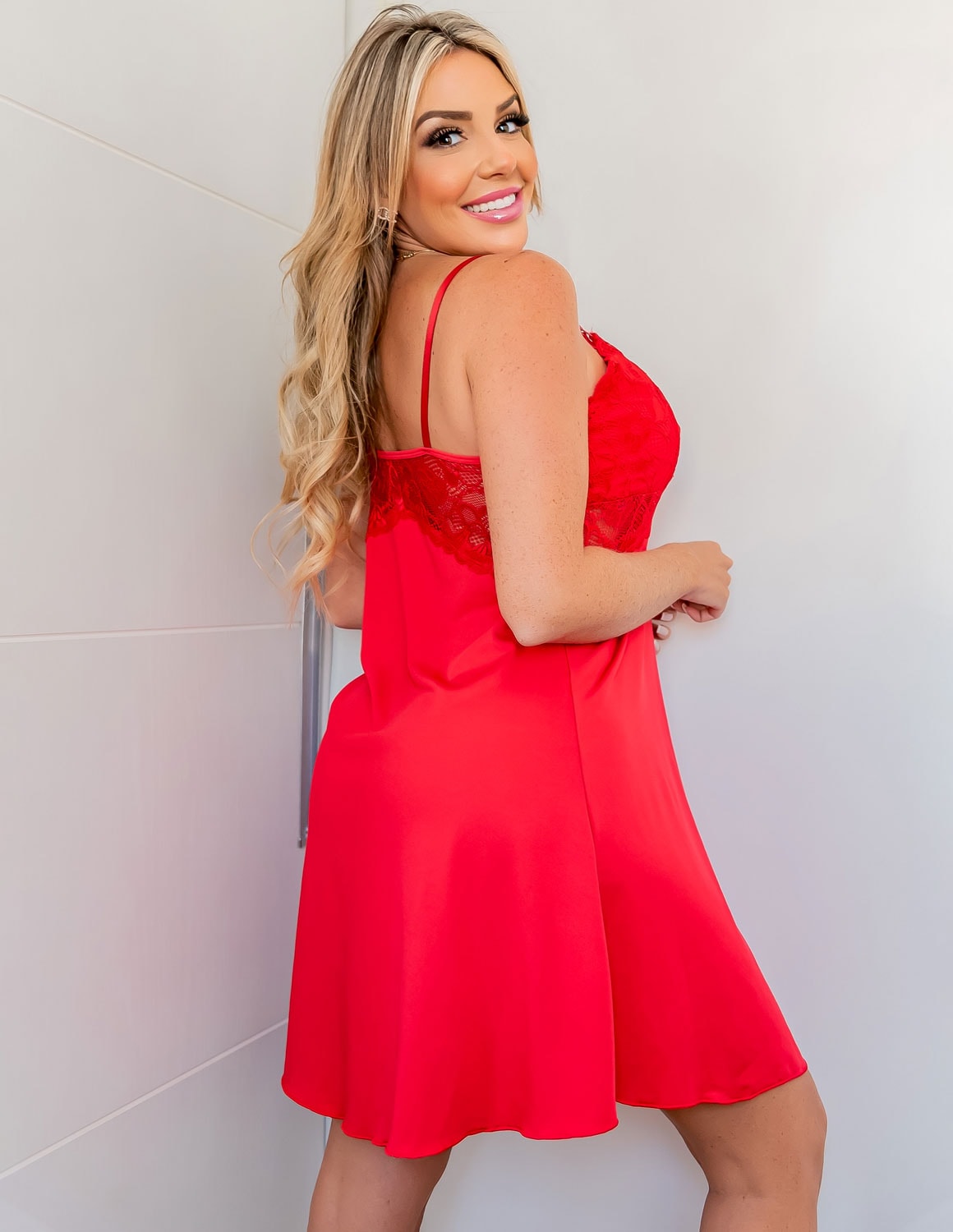 Camisola Feminina com Click Abertura para Maternidade Amamentação