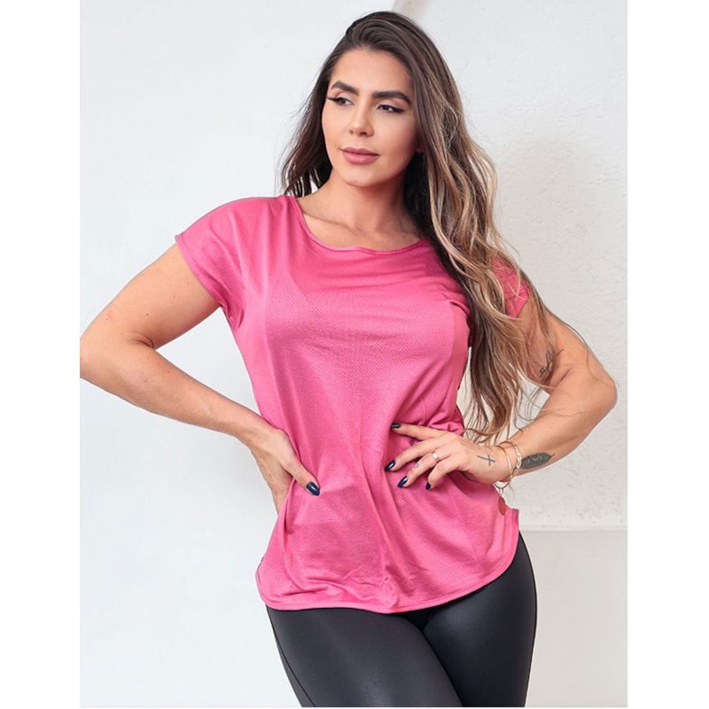 Blusinha Fitness Feminina Dry Fit Academia Seca Rápido