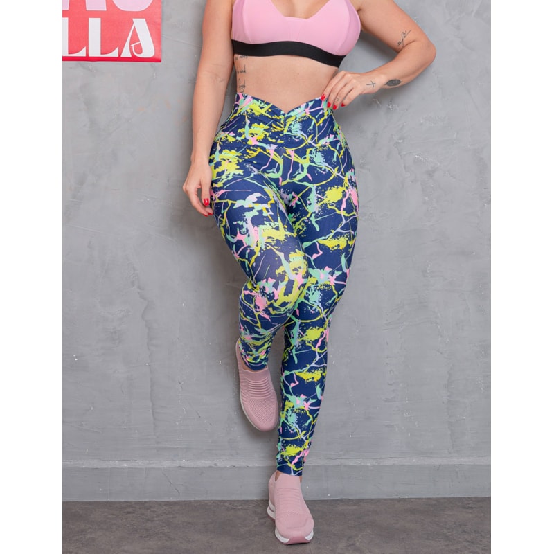 Legging Estampada Feminina Empina Bumbum para Academia