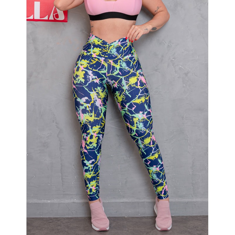 Legging Estampada Feminina Empina Bumbum para Academia