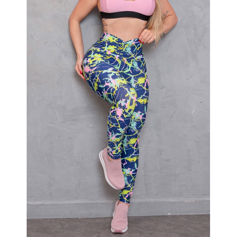 Legging Estampada Feminina Empina Bumbum para Academia