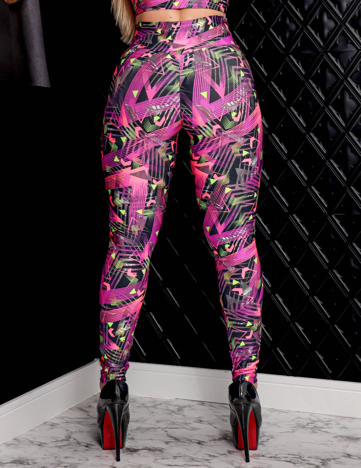 Calça Legging Fitness Feminina Empina Bumbum Academia com Estampa