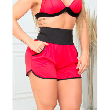 Short sem Forro para Academia com Bolsos Laterais em Dry Fit