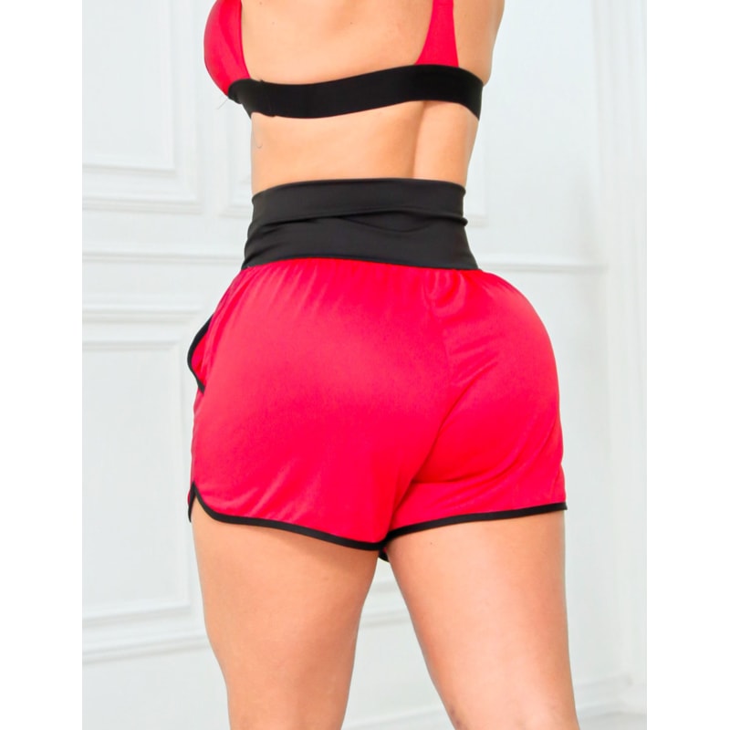 Short sem Forro para Academia com Bolsos Laterais em Dry Fit