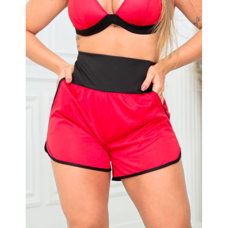 Short sem Forro para Academia com Bolsos Laterais em Dry Fit