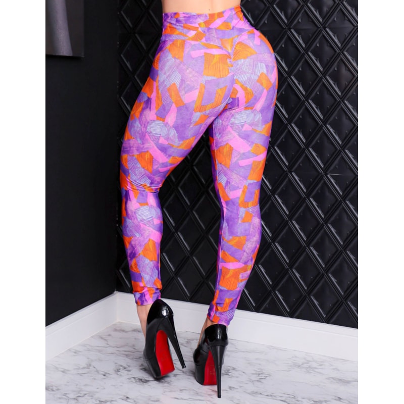 Calça Legging Feminina Estampada Empina Bumbum