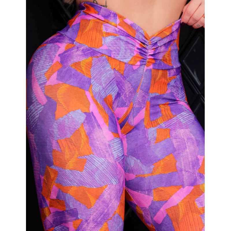 Calça Legging Feminina Estampada Empina Bumbum