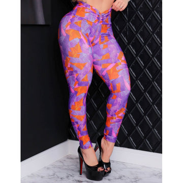 Calça Legging Feminina Estampada Empina Bumbum