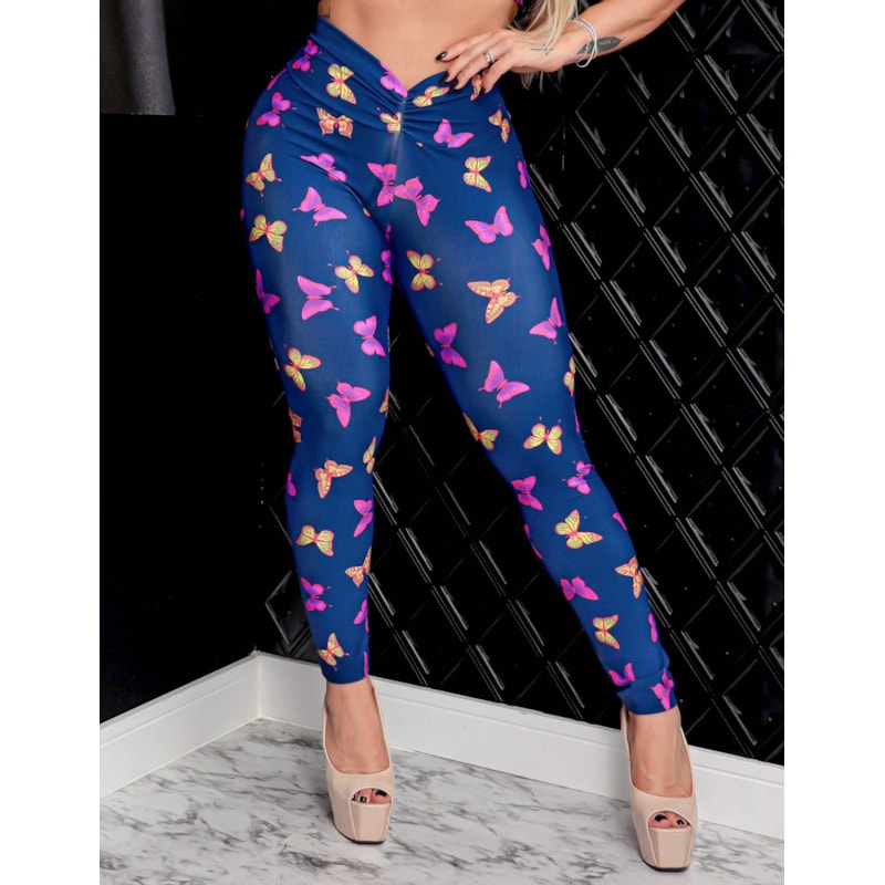 Calça Feminina para Academia com Efeito Empina Bumbum