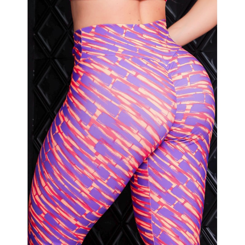 Calça Legging Estampada Feminina com Efeito Empina Bumbum para Academia