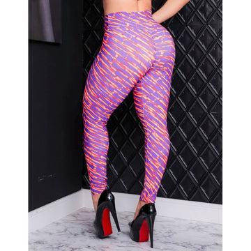 Calça Legging Estampada Feminina com Efeito Empina Bumbum para Academia