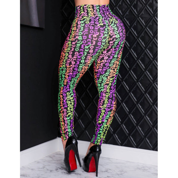 Calça Fitness Feminina Estampada Empina Bumbum para Academia