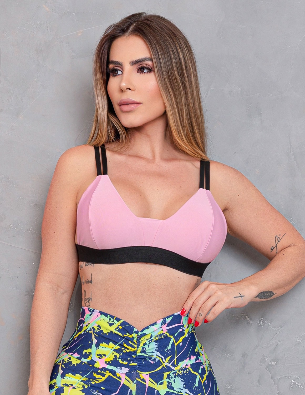 Top Fitness com Bojo Removível e Alcinhas Ajustáveis Feminino