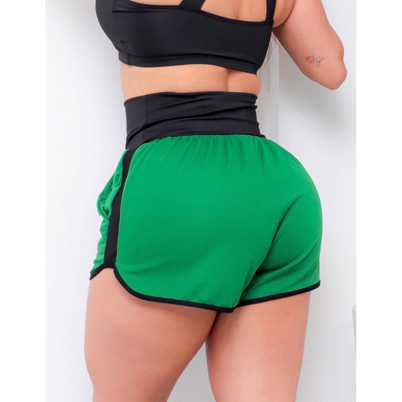 Shortinho Feminino Esportivo Running com Bolso Lateral