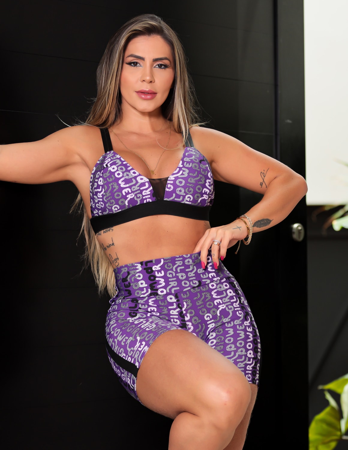 Top Feminino Fitness com Bojo e Alças Reguláveis Estampado