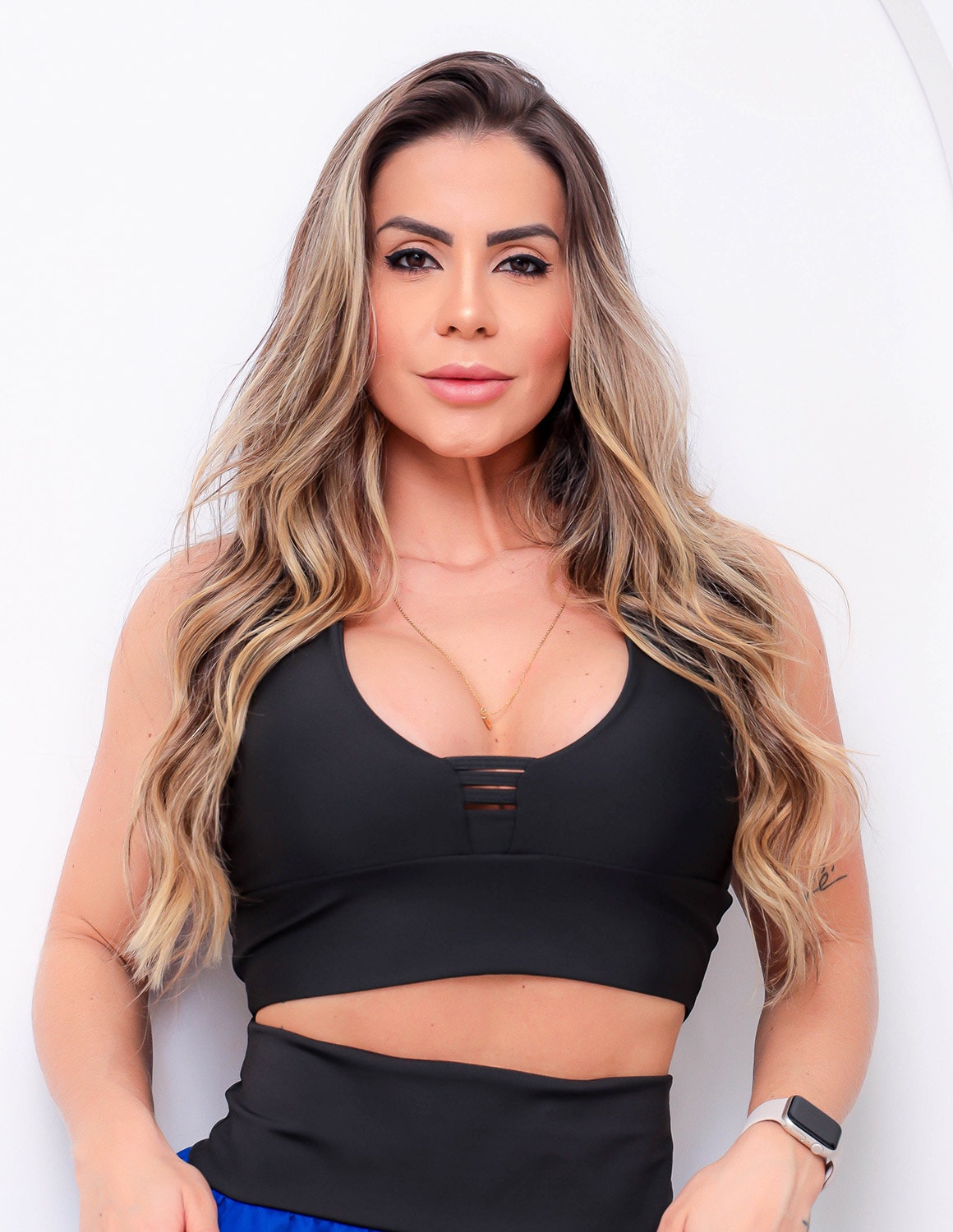 Conjunto Feminino Fitness Short Running Dry e Top com Bojo