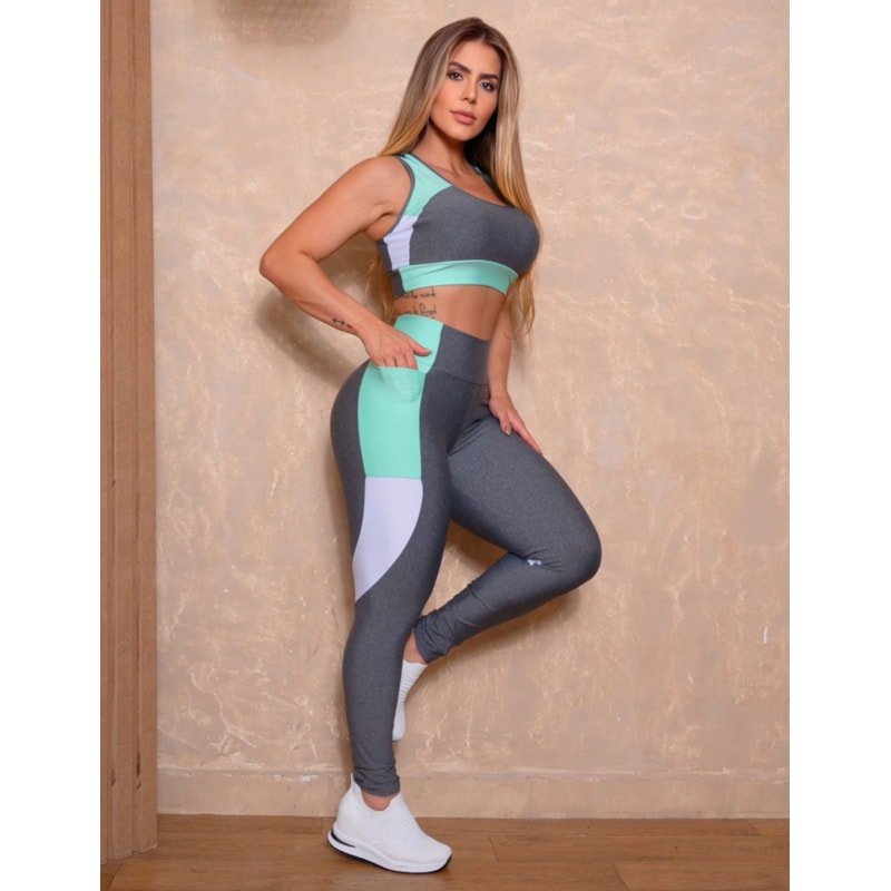 Cropped Feminino Fitness sem Bojo Estilo Nadador