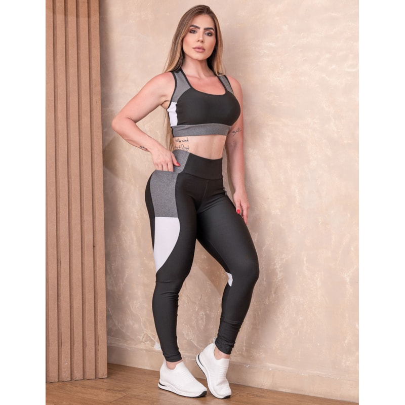 Cropped Fitness Feminino Estilo Nadador sem Bojo