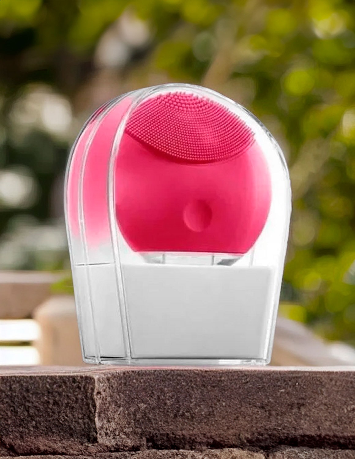 Escova Massageadora de Limpeza Facial Ultrassônica - PRESENTE