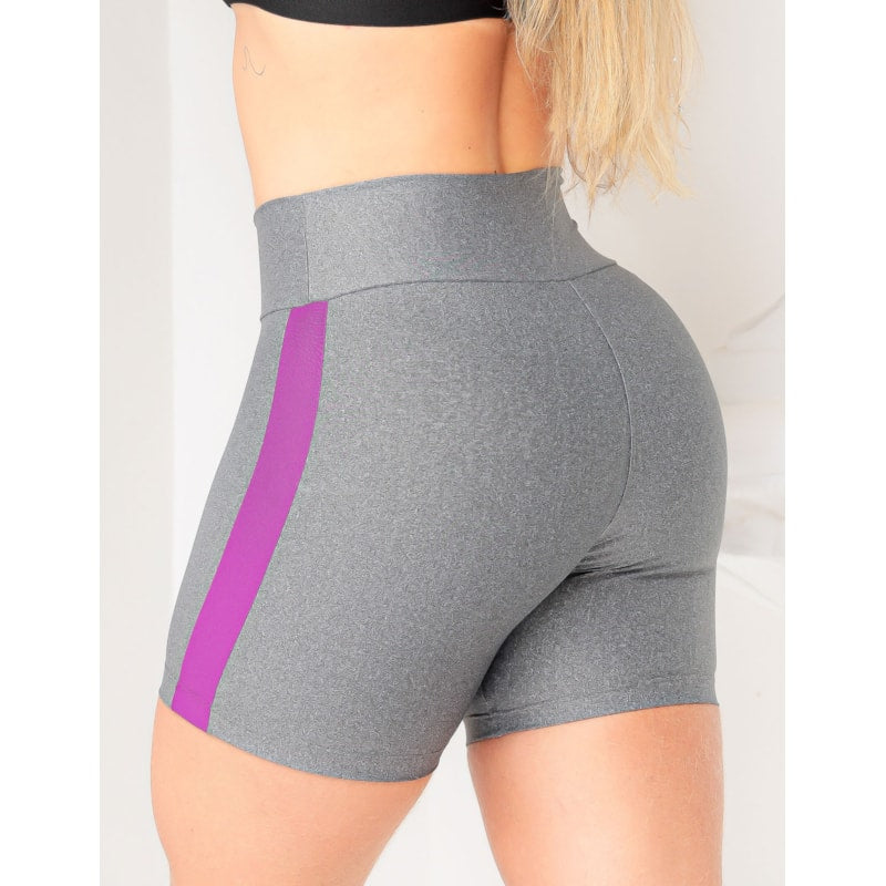 Short Fitness Feminino com Recorte nas Laterais