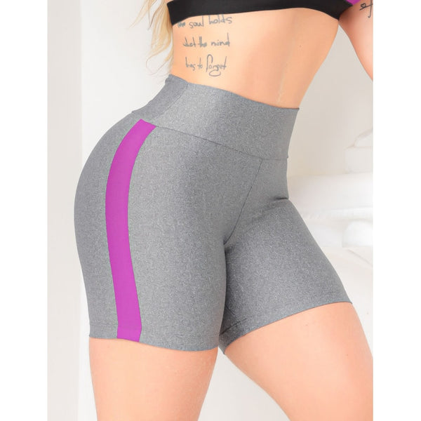 Short Fitness Feminino com Recorte nas Laterais
