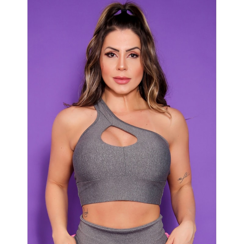 Conjunto Running Dry Feminino Short com Bolso e Top com Bojo