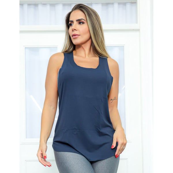Regata Fitness Camiseta Feminina Nadador para Academia