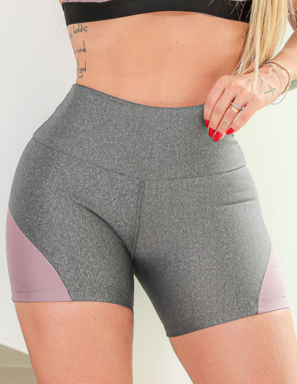 Shortinho Feminino para Academia com Recortes Laterais