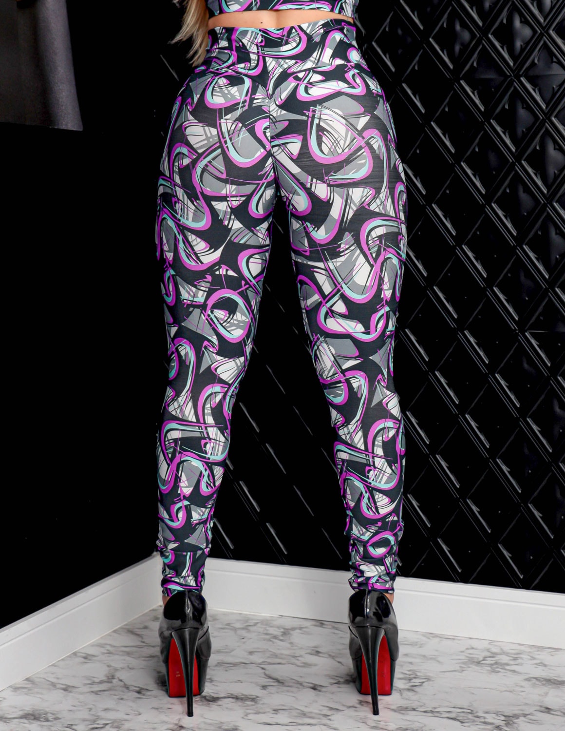 Calça Legging Feminina Estampada Empina Bumbum para Academia