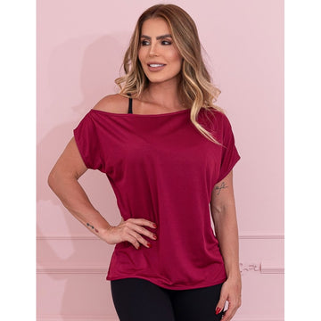 Blusinha Feminina Seca Rápido Fitness em Dry Fit
