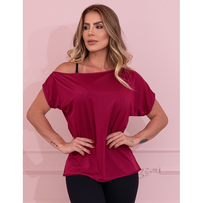 Blusinha Feminina Seca Rápido Fitness em Dry Fit